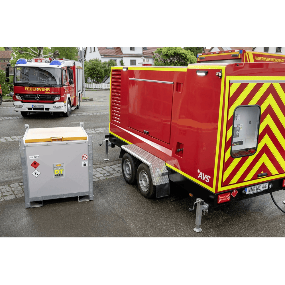 CEMO DT Mobil PRO Stahl Katatstrophenschutztank 980 l, in zwei Farben