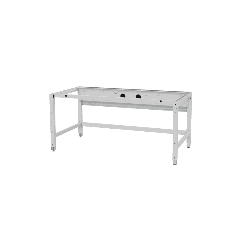 Bedrunka+Hirth ESD-Arbeitsplatz workergo 4-Fuss, Grundgestell Tiefe 900 mm, elektrisch höhenverstellbar, 2 Breiten