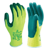 Gants de protection anti-coupures Showa S-Tex 350, type EN388 3X43D, jaune/vert