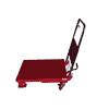 Hubtischwagen fahrbar, Tragkraft 150 kg, Höhe Tisch 720 mm, Plattform 700 x 450 mm