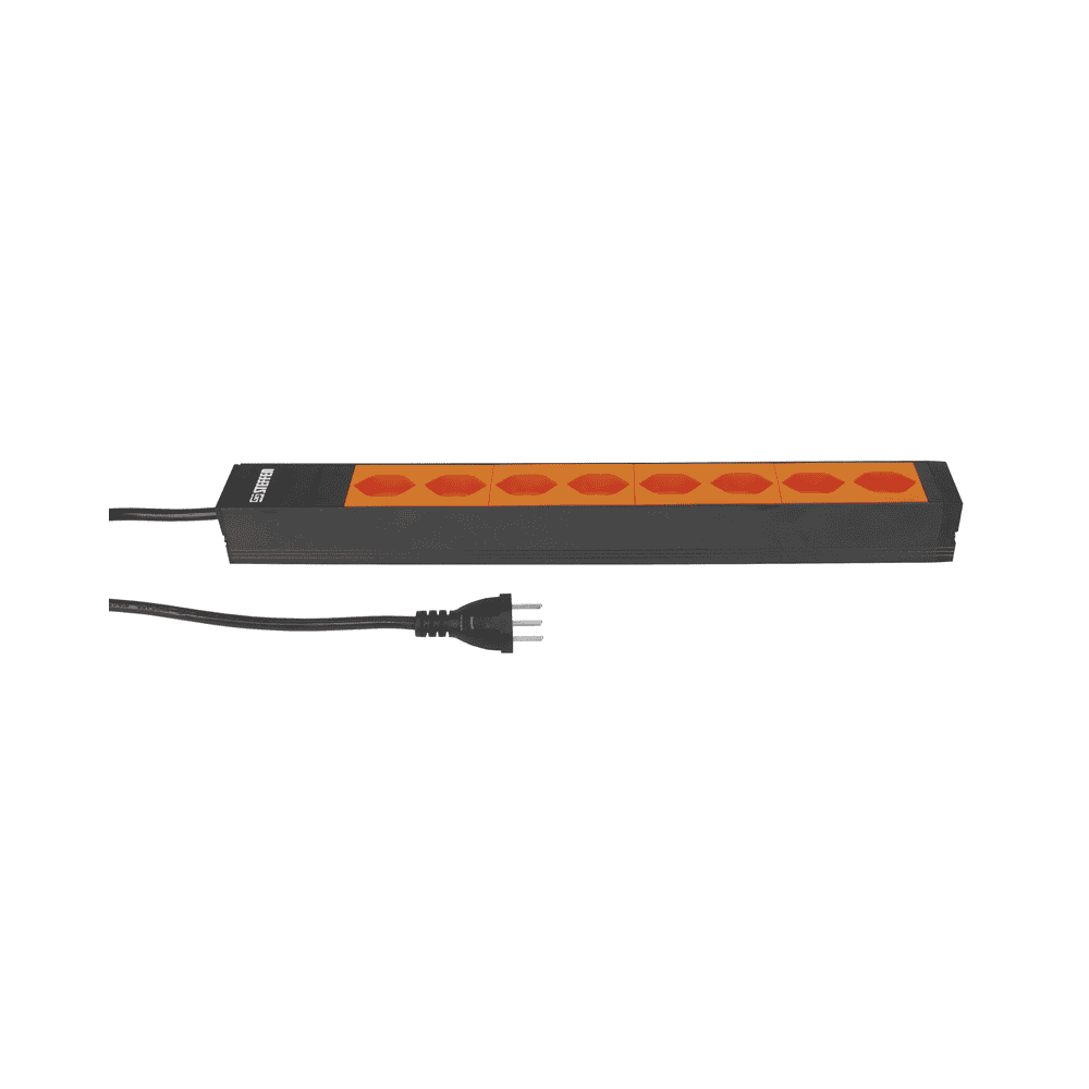 Steffen Steckdosenleiste ALU MODULAR PDU, 8 x T23, 16 A, IP20, 3 m Kabel, diverse Farben