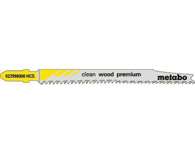 Metabo Stichsägeblatt "Clean Wood Premium" 93 mm / 2.2 mm, 5 Stück