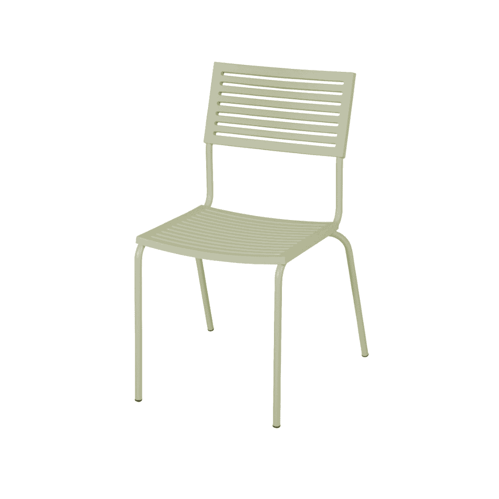 Schaffner Chaise de jardin LAMELLO sans accoudoirs, revêtement par poudre, disponible en plusieurs couleurs