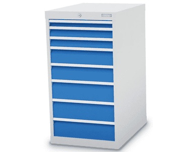 Bedrunka+Hirth Armoire à tiroirs, profondeur 736 mm, R 18-24, nombre de tiroirs 8