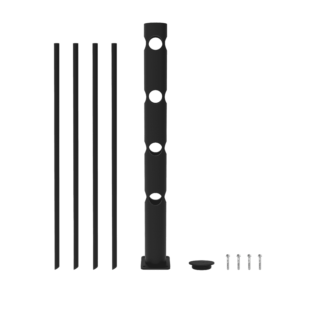 Flexibles Sicherheitsgeländer "Delta" mit 4 Balken