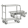 Fetra Alu-Klapptischwagen, Gesamttragkraft 200 kg, zwei verschiedene Grössen