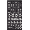 KRAFTWERK BASIC LINE EVA Steckschlüssel-Einlage 1/2", 200 x 400 mm, 56-teilig