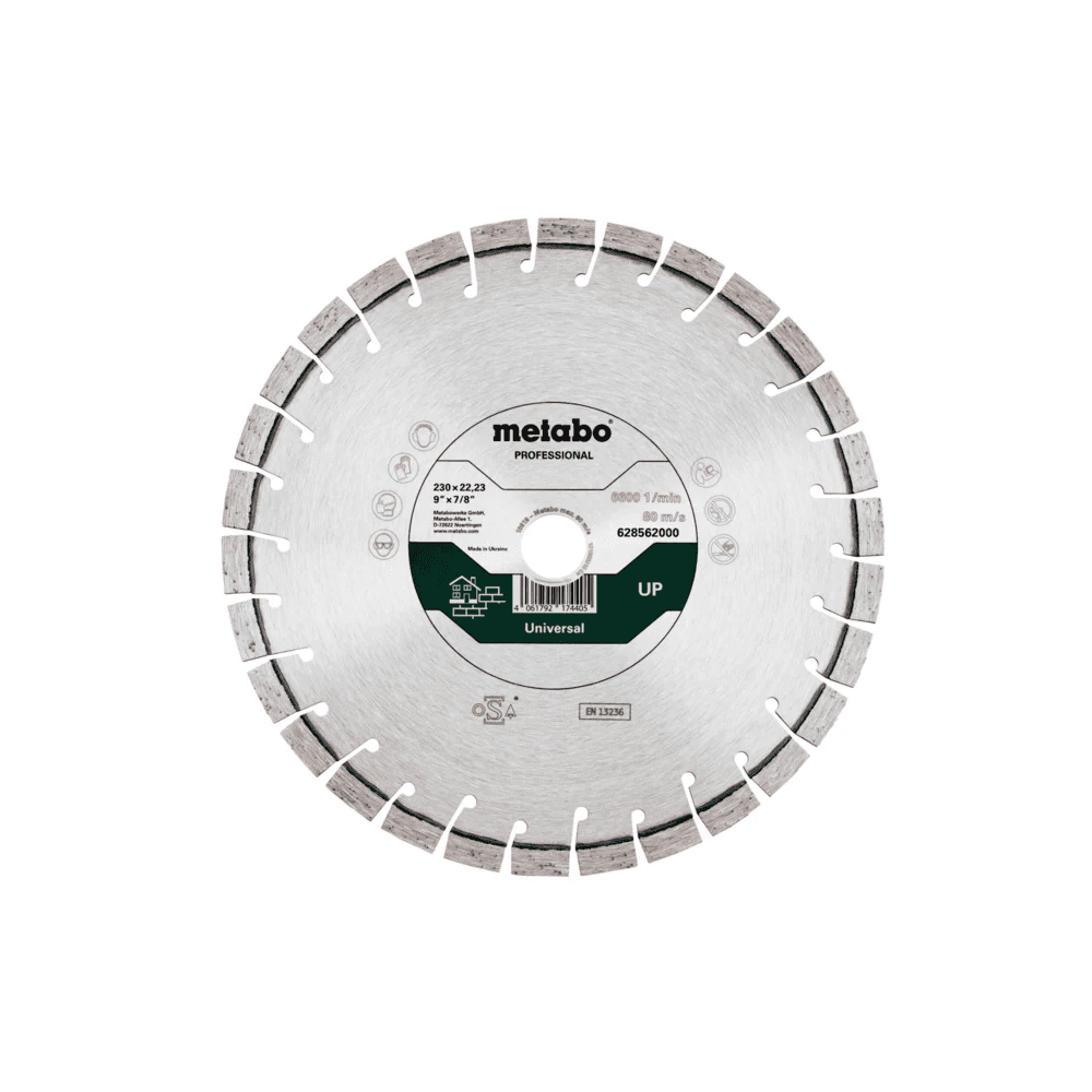 Metabo Diamanttrennscheibe "UP" Universal "professional", 230 x 22,23 mm