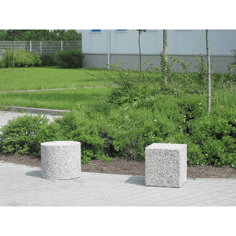 Rundes Betonhindernis