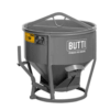 Bennes à béton avec déversement central, 300 à 1000 l, capacité de charge de 660 à 2 200 kg