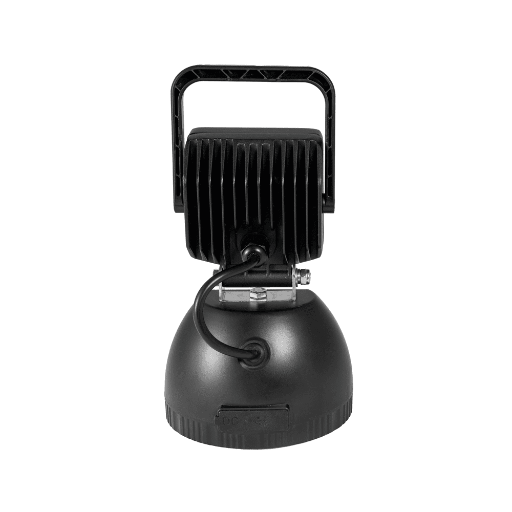 Steffen Akku-Arbeitsleuchte LED 16 W, 1300 lm, 4000K, IP65, 3-stufig, schwarz