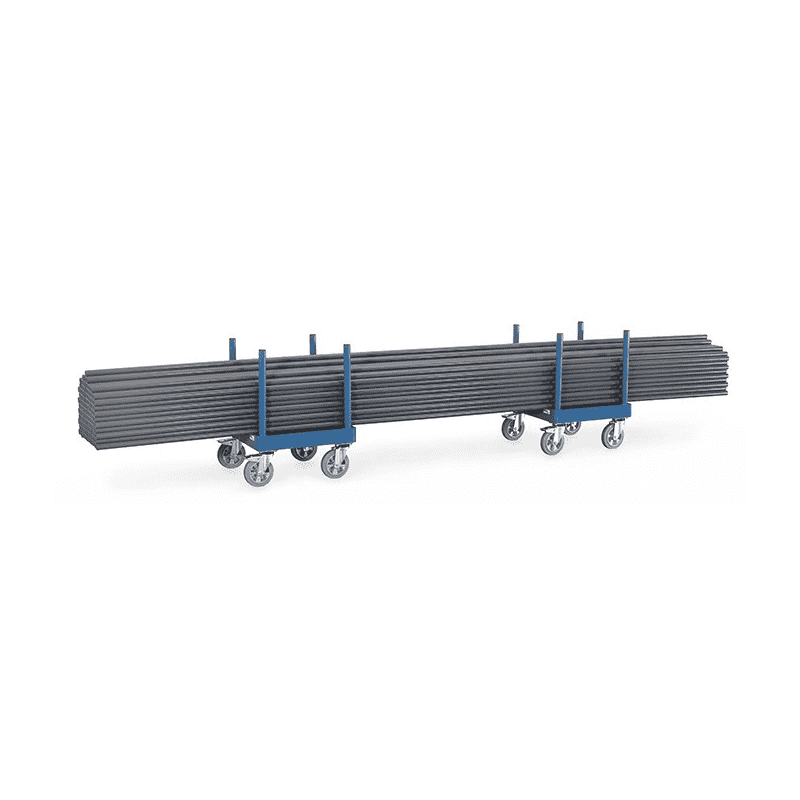 Langmaterial-Wagen mit Rungen, Tragkraft 1500 kg