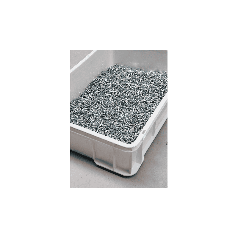 Transportbehälter weiss - für Lebensmittel, 600 x 400 x 135 mm