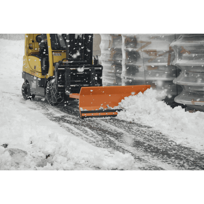 Lames chasse-neige avec bande racleuse en caoutchouc
