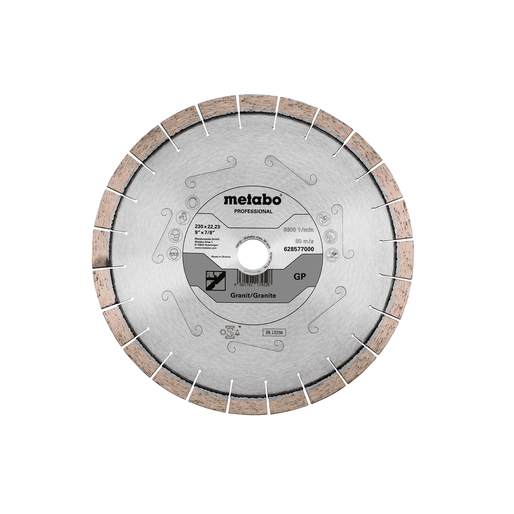 Metabo Diamanttrennscheibe "GP" Granit "professional", 230 x 22,23 mm