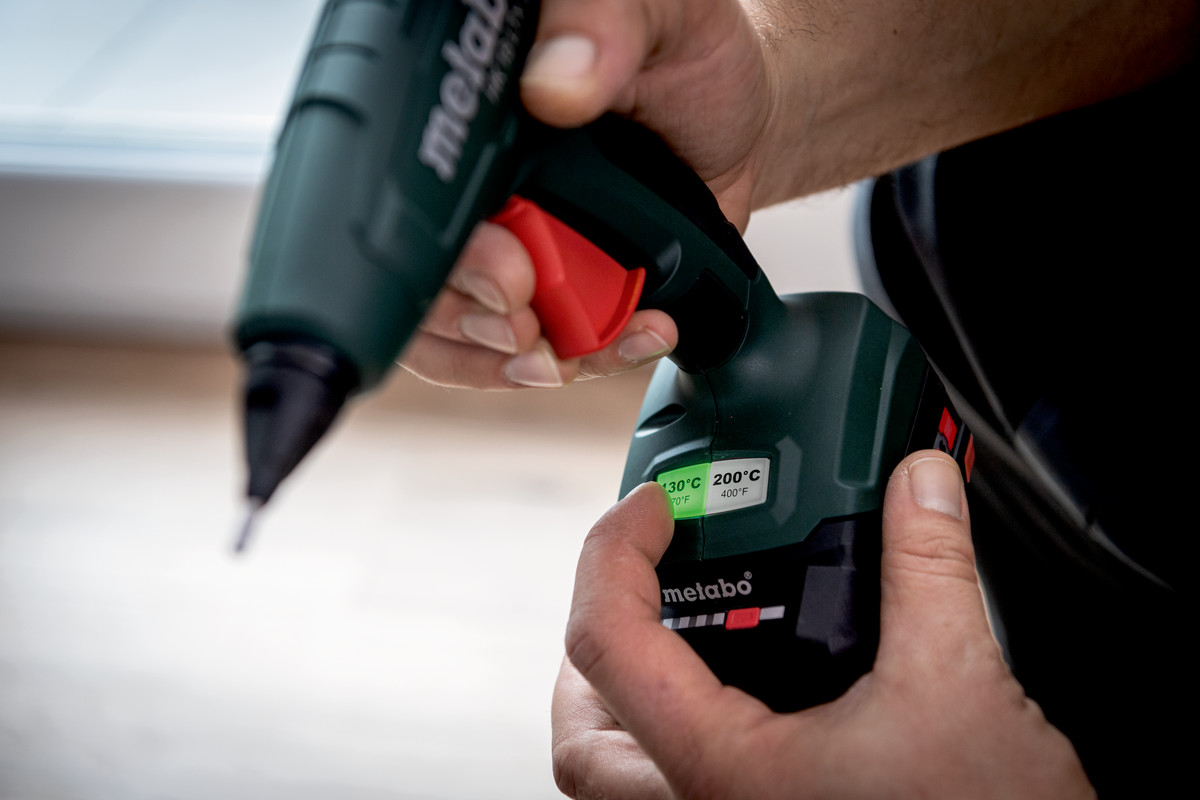Metabo Akku-Heissklebepistole HK 18 LTX 20, 18 V in zwei Ausführungen