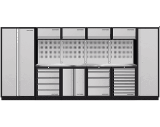 KRAFTWERK Équipement d'atelier MOBILIO Combinaison complète 6 pièces, 18 tiroirs, en différentes versions