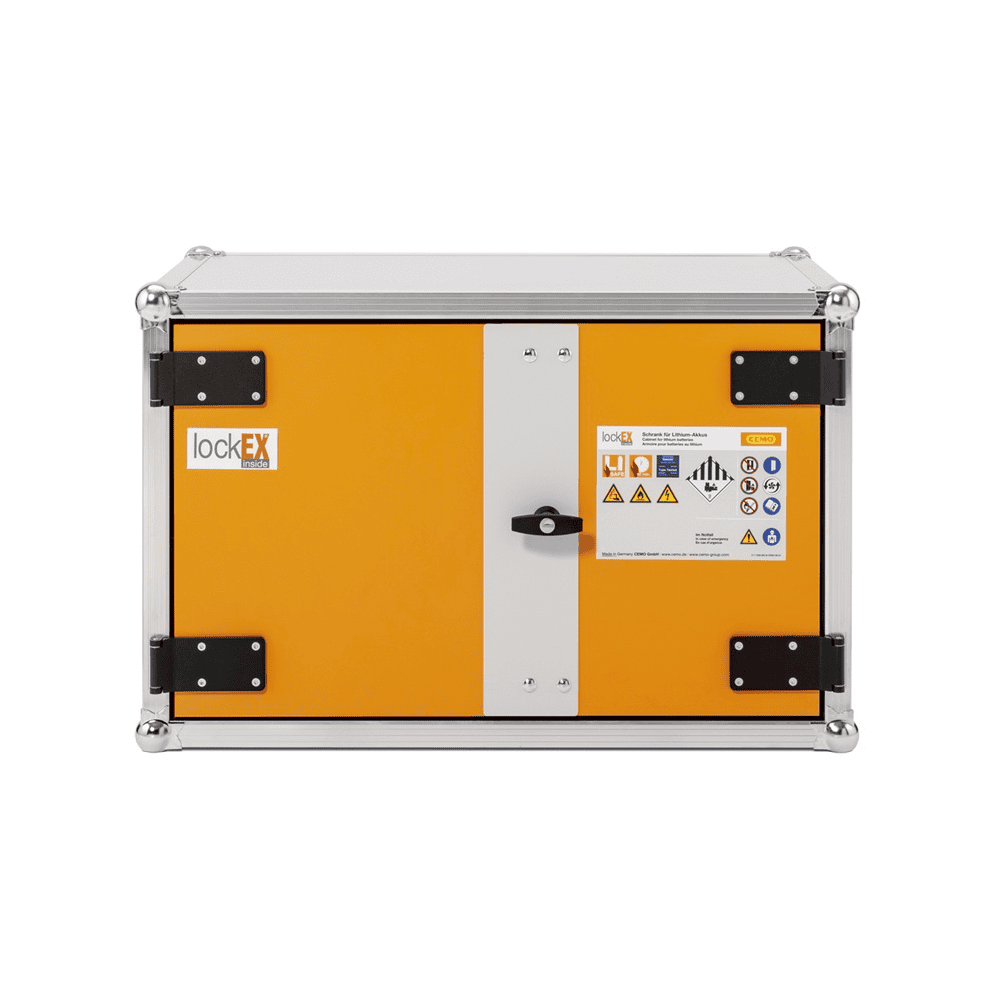 Cemo Akku-Lagerschrank 8/5 LockEX 2.0, zur Lagerung von Lithium-Batterien
