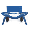 Fetra Diable en tube d'acier, hauteur 1300 mm, patins en plastique, bavette extra large