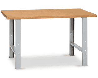 KRAFTWERK Werkbank MODULAR 1500 Grundmodell, BxTxH 1500 x 700 x 840 mm, Arbeitsplatte Buche-Multiplex