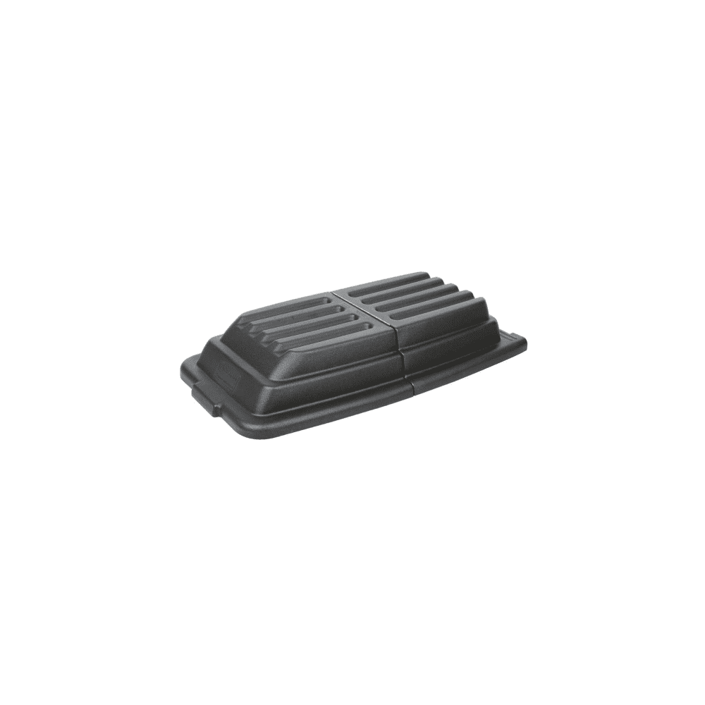 Couvercle pour chariot de transport de marchandises en vrac, noir