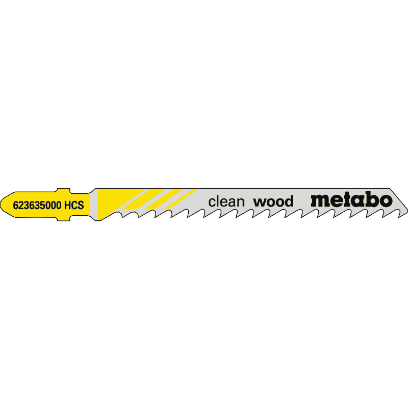 Metabo Stichsägeblatt "Clean Wood" 74 mm / 4 mm, 5 Stück