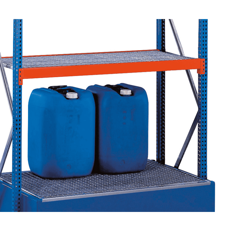 Schulte W-100 Kit de rayonnage environnemental pour le stockage de substances polluantes, l x p x h 2000 x 1250 x 600 mm