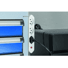 Steffen Multiprise IQ, 6 × T13 (2 × 3 en travers), 10 A, IP20, câble de 1.5 m, avec protection de surintesité, en deux couleurs
