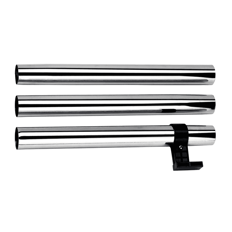 Metabo Tubes d'aspiration en acier Ø 35 mm, longueur 33 cm, 3 pièces