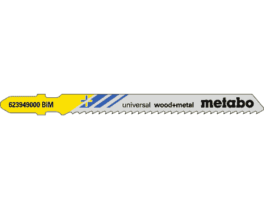 Metabo Stichsägeblatt "Universal Holz + Metall" 90 mm / 2.5 mm, 5 Stück