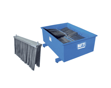 Accessoires Jeu de brosses de rechange pour balai pour balai pour chariot élévateur INDUSTRIAL STEEL BROOM