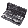 KRAFTWERK BASIC LINE Steckschlüssel-Satz 1/4", 26-teilig, BxTxH 154 x 32 x 89 mm