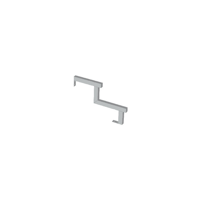 PLUS Limon d'escalier à 34,2°, profondeur de marche 280 mm, disponible en plusieurs versions
