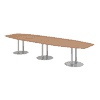 Table de conférence Beat avec pied en forme d'assiette, en divers modèles