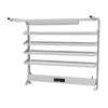 Bedrunka+Hirth Multi-Wand-Aufbau mit Fachboden, 1500 x 1250 mm, zwei Ausführungen
