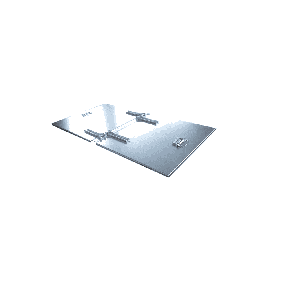 Couvercle galvanisé pour bacs, type KN + SKN