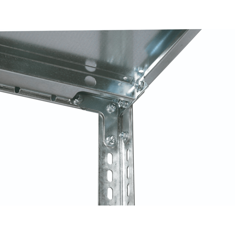 Schulte Rayonnage à tablettes MULTIplus150 avec renforts d'angle, utilisable des deux côtés, différents modèles disponibles