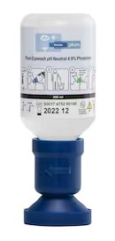 Flacon de rinçage oculaire pH neutre Prune 4752, 200 ml, 75 x 220 mm