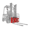 RAVAS iCP-32 Gabelträgerplattenwaage für Gabelstapler, Tragkraft 2'500–5'000 kg