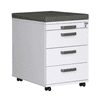 Assise pour conteneur roulant, en diverses versions