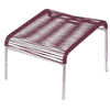 Schaffner Tabouret à spaghetti Säntis, l x p x h 480 x 500 x 300, en diverses couleurs