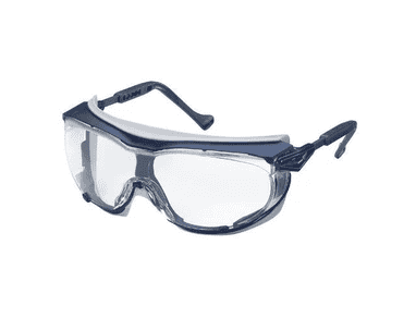 Bügelbrille UVEX Skyguard NT, Scheibentönung farblos, blau/grau