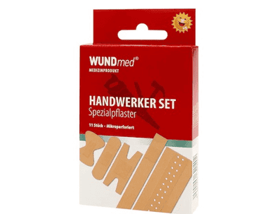 Pansements spéciaux Kit pour artisans, WUNDmed, 05-009, paquet de 11 pièces