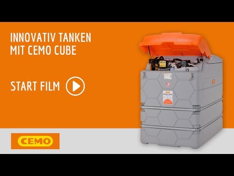 CUBE-Dieseltank Outdoor Basic mit Zulassung für Schweiz