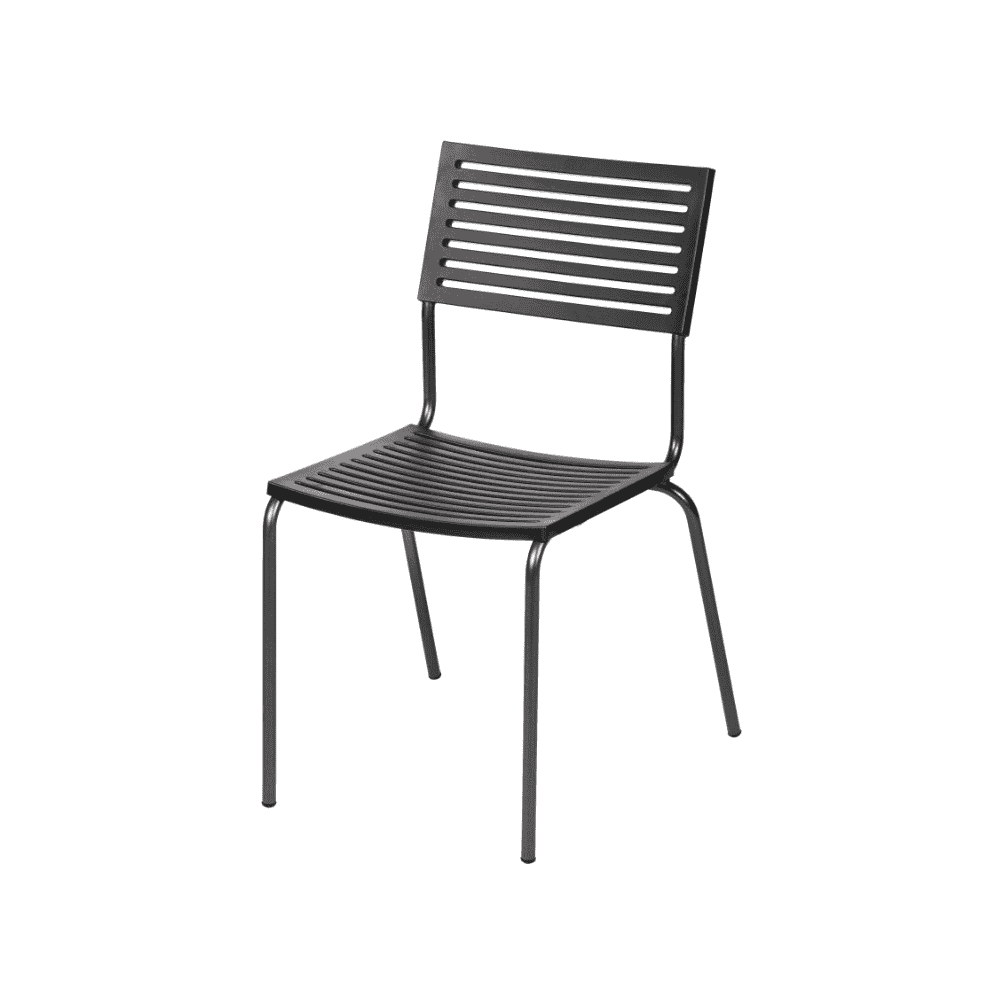 Schaffner Chaise de jardin LAMELLO sans accoudoirs, revêtement par poudre, disponible en plusieurs couleurs