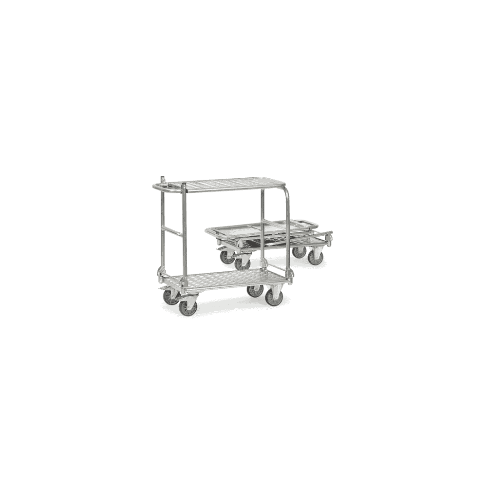 Fetra Alu-Klapptischwagen, Gesamttragkraft 200 kg, zwei verschiedene Grössen