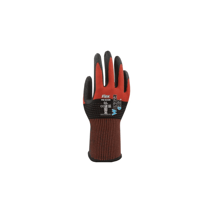 Gants de protection Wondergrip Flex WG-500R, EN4131X, tailles 7–11