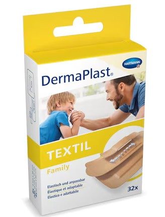 Pansements DermaPlast Family, assortis, paquet de 32 pièces