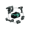 Metabo Combo Set 3.1.1, 18 V Akku-Maschinen im Set mit 2x Li-Power Akkus 4.0 Ah