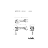 Metabo Akku-Winkelschleifer WPB 18 LT BL 11-125 Quick, 18 V in zwei Ausführungen